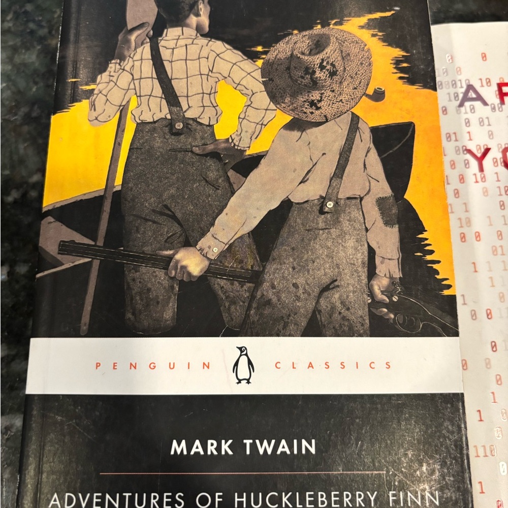 Penguin Classics 'Adventures of Huckleberry Finn' Book #